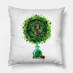 Irish Magical Bottle Pillow