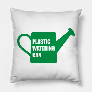 Green - plastic watering can (For a fake Chinese rubber plant) Pillow