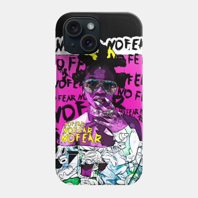 Bantu No Fear Phone Case by Glass Table Designs