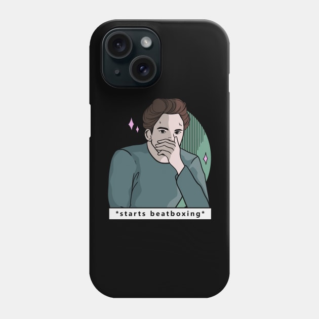 Edward Cullen Beatboxing Phone Case by Luli_toon