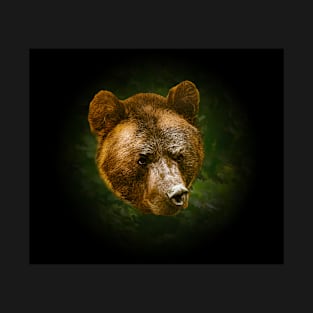 Brown bear portrait T-Shirt