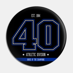 40th Birthday Pin