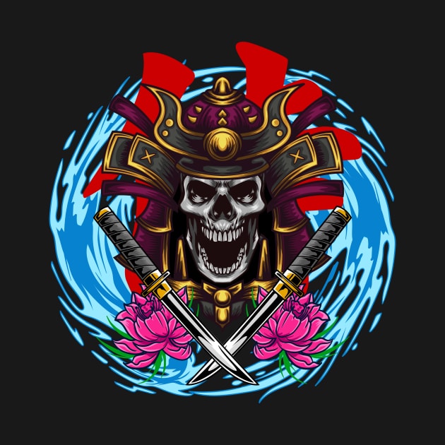 Samurai Skull 03 by Harrisaputra