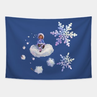 A Wish For Snow Tapestry