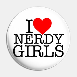 I LOVE NERDY GIRLS! Pin