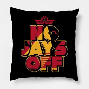 Jay All Day Cardinal Red Pillow