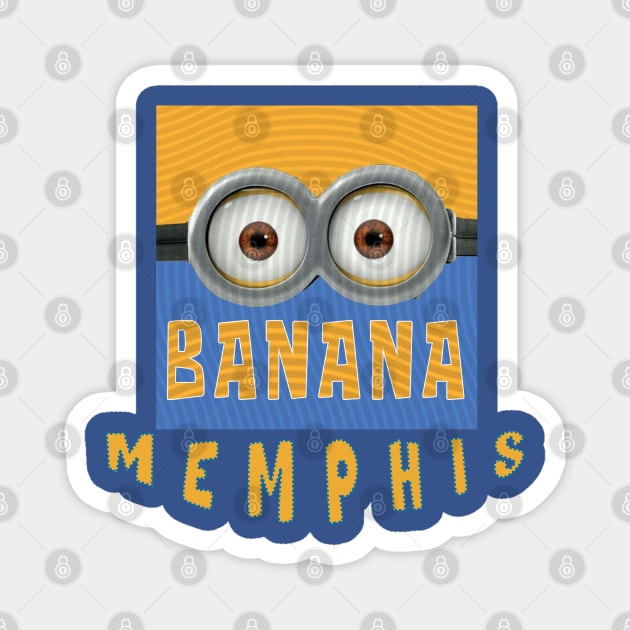 MINIONS USA MEMPHIS Magnet by LuckYA