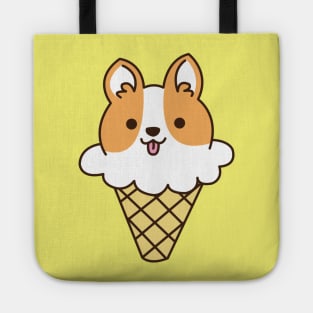 Ice Cream Corgi Tote