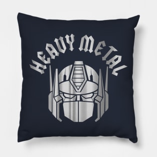 HEAVY METAL OPTIMUS - Faux silver Pillow