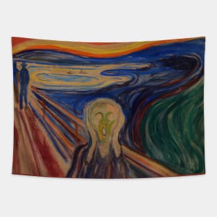 Scream by Edvard Munch Tapestry