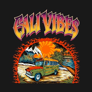 essential ride vintage cars feel the cali vibe T-Shirt