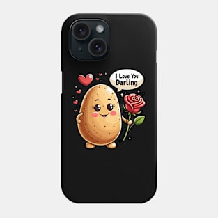 I love you darling-valentine Phone Case