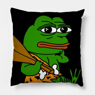 Caveman Pepe Pillow