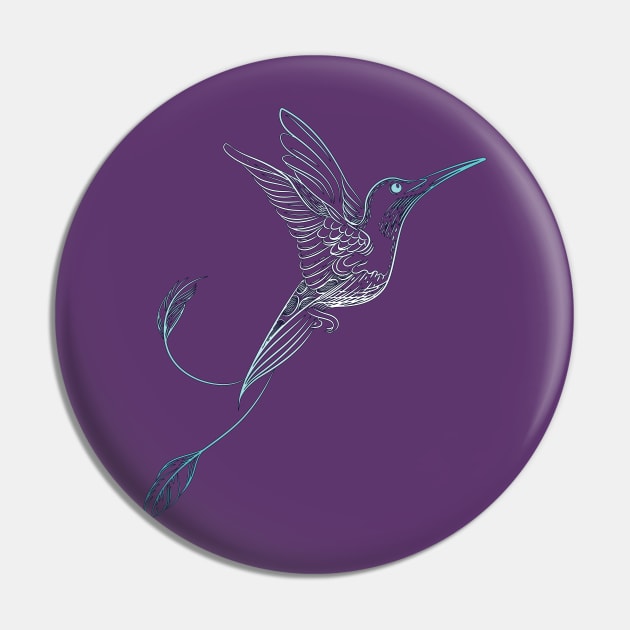 Humming Bird Nature Pin by letnothingstopyou