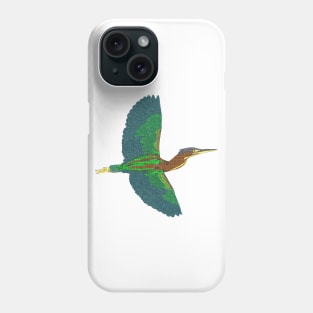 Green Heron Phone Case