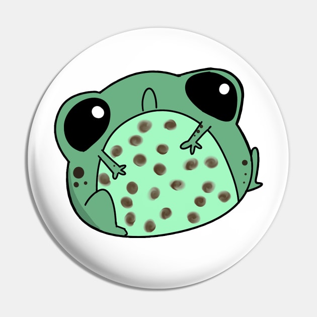 ASJD: Melty Mint Chocolate Chip Frog Pin by ASJD