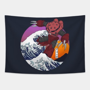 Z'Gok out of Kanagawa Tapestry