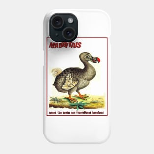 Mauritius Islands Extinct Dodo Tourism Print Phone Case