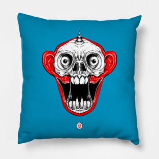 Unicorn Monkey Skull Pillow