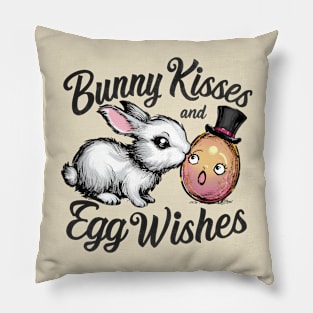 Bunny Kisses & Egg Wishes Pillow