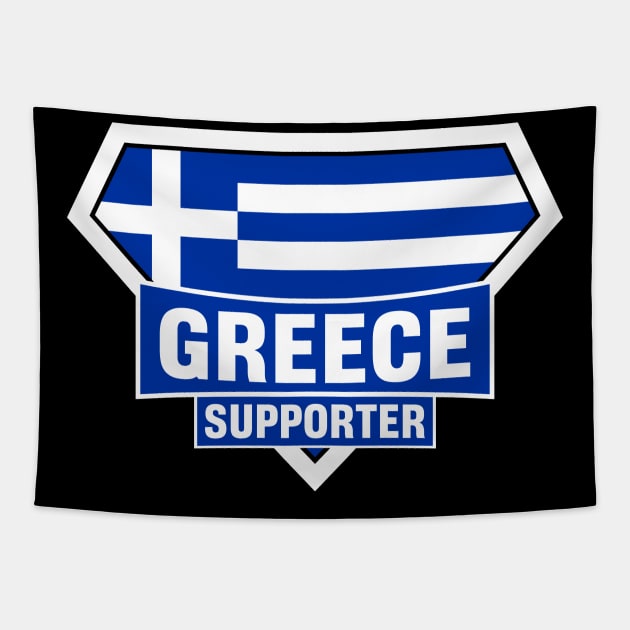 Greece Super Flag Supporter Tapestry by ASUPERSTORE