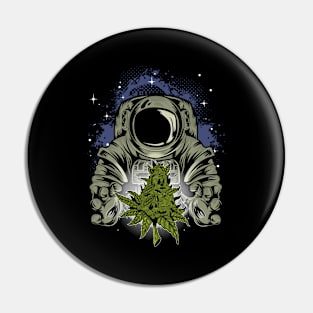 Cannabisnaut Design Pin