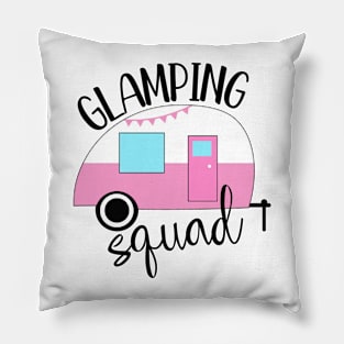 Glamping Squad T-shirt Pillow