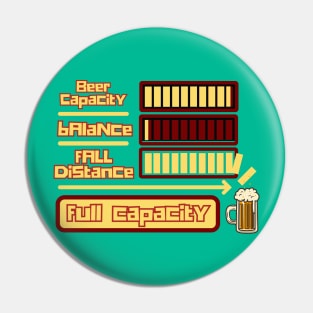 Beer Capacity "Full" Pin