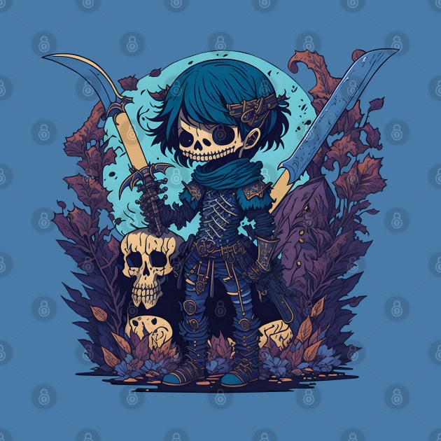 Warrior Skeleton by ColorCanvas