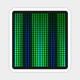 Dots green blue Magnet