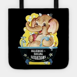 Allergic to Social Situations Tote