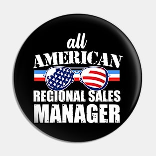 American Regional Sales Manager Pin