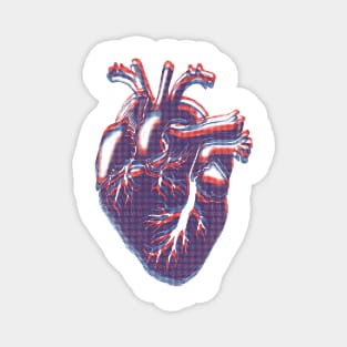 Halftone Heart Magnet