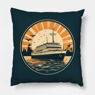 Family Cruise Nautical Nostalgia: Setting Sail for Smiles! Pillow