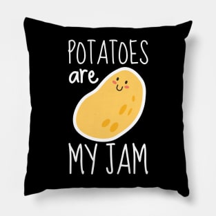 Potatoes Are My Jam Funny Pillow