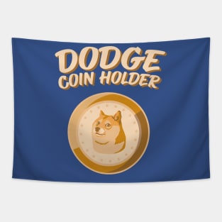 Dogecoin Holder HODL Crypto Merch Tapestry