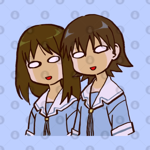 unmotivated osaka and tomo azumanga daioh by mudwizard