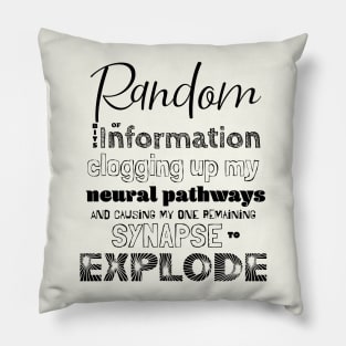 Random bits of Information Pillow