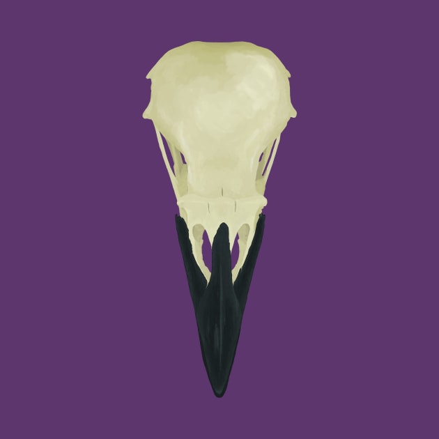 Raven Skull by artsandherbs