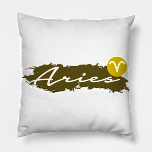 aries horoscope Pillow