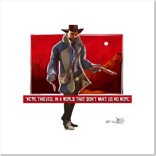 Red Dead Redemption Arthur Morgan Wild West Cowboy Poster -  Hong Kong