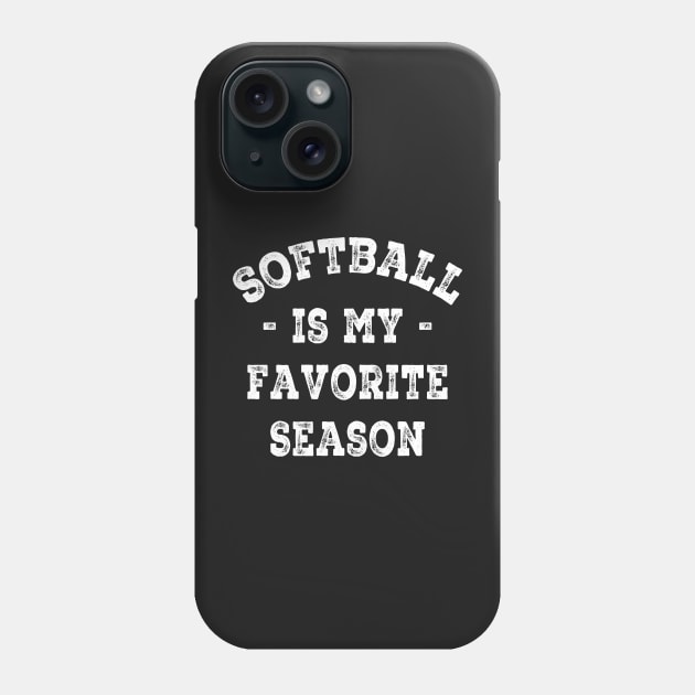 Softball is my Favorite Season Phone Case by Zakzouk-store