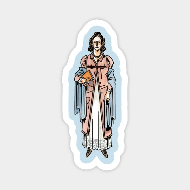 Mary Shelley Magnet by Chris_