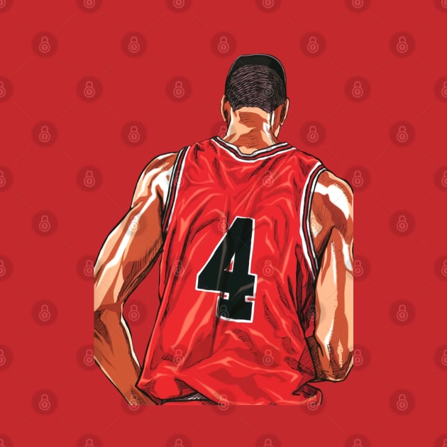 Slam Dunk Akagi Takenori vector by syanart