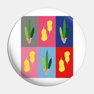 Lulav &amp; Etrog Roman Road Pop Art Grid Pin