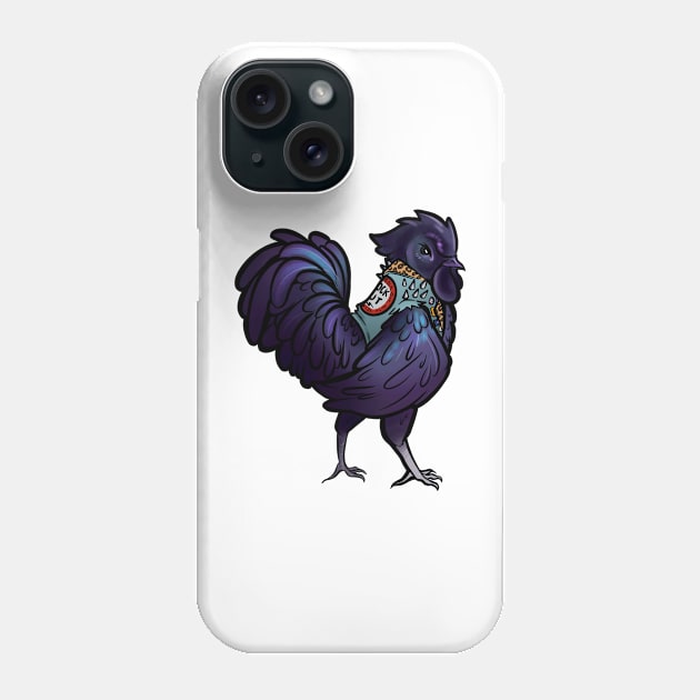 Rock Out With Your Rooster Out Phone Case by crackedblackinc