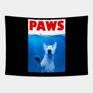 Spud Head Chic Trendy Tee for Fans of Bull Terriers Tapestry