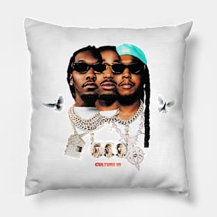 rip migos takeoff Pillow