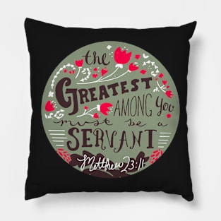 Matthew 23:11 Pillow