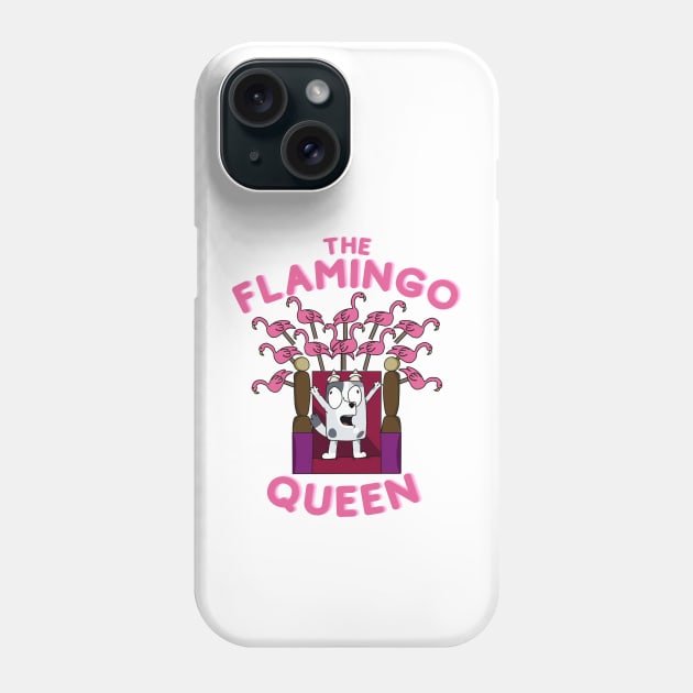 The Flamingo Queen | Muffin Bluey Phone Case by madlyunique